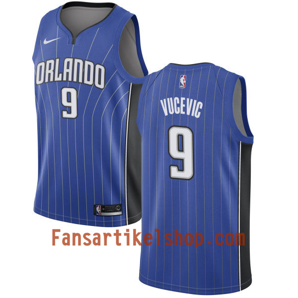 NBA Orlando Magic Trikot Nikola Vucevic 9 Nike 2017-18 Royal Swingman - Herren